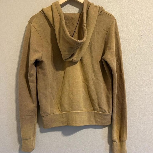 AVIATOR NATION FADED GOLD ZIP UP HOODIE size XS $232 Rare - Picture 2 of 4